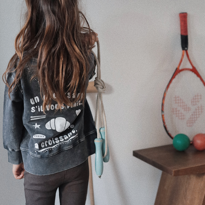RIMONT sweatshirt "un croissant s´il vous plait"
