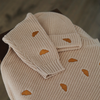 NARBONNE knit w. embroidered croissants
