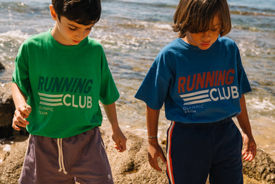 TEE DYLAN BRIGHT BLUE RUNNING