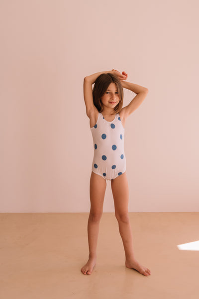 MAILLOT DE BAIN HAILEY BLUE DOTS