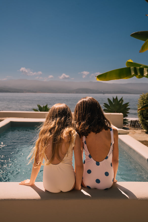 MAILLOT DE BAIN HAILEY BLUE DOTS