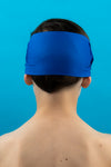 Blue Mask + Solid Blue Headband