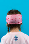 Diamonds Pink Mask + Hearts headband