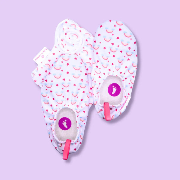 Pack Rainbow Palm Beachies shoes x Waterplops Goggles