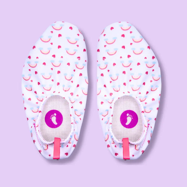 Pack Rainbow Palm Beachies shoes x Waterplops Goggles