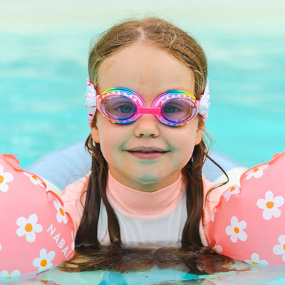 Pack Rainbow Palm Beachies shoes x Waterplops Goggles