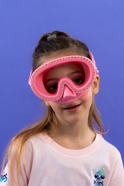 DImanonds Pink Mask + Unicorn Headband