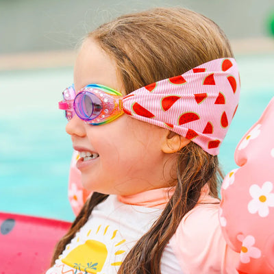 Pack Watermelon Palm Beachies shoes x Waterplops Goggles