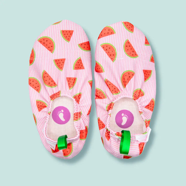 Pack Watermelon Palm Beachies shoes x Waterplops Goggles