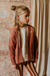 Cardigan with Frills